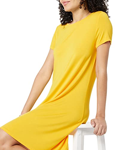 Amazon Essentials, vestido con vuelo de manga corta de mujer