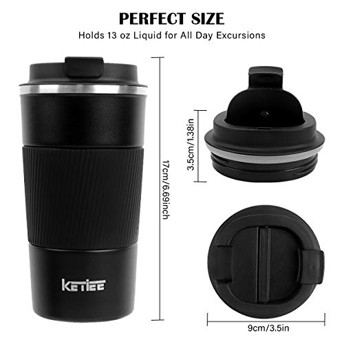 KETIEE, coffee thermos, thermal cup 510 ml