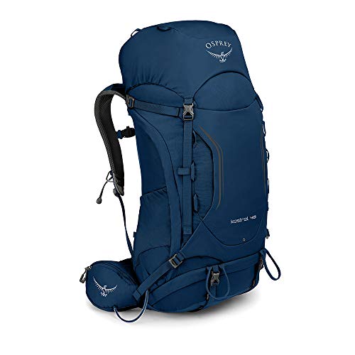 Osprey Kestrel, 48 l, mochila de senderismo para hombre, azul