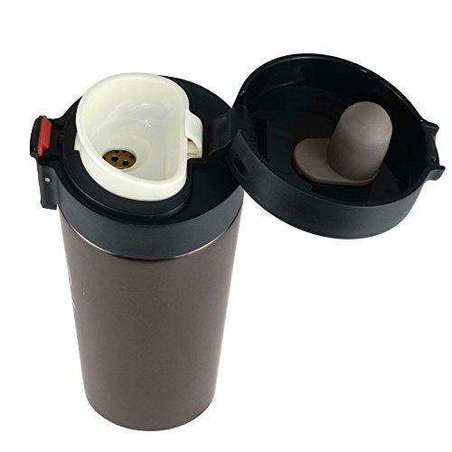 SLOSH 380 ml Edelstahlflasche, isolierter Reise-Kaffeebecher