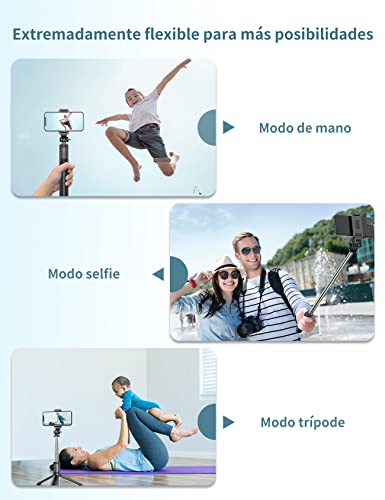 Selfie stick tripod, mini extendable with wireless remote control