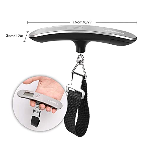 Luxebell Silver Travel Luggage Scale