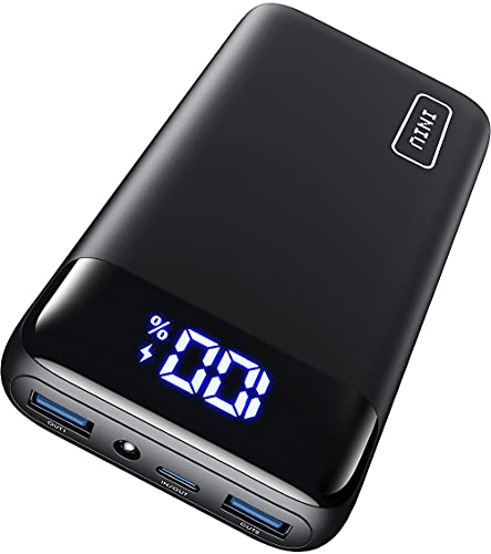 INIU Power Bank, 20000mAh fast charging external battery