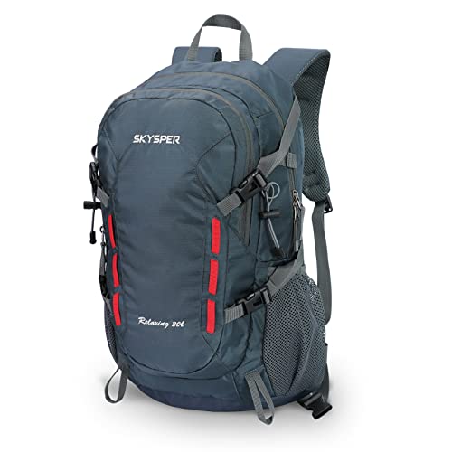 SKYSPER, mochila de senderismo, 30 litros, azul