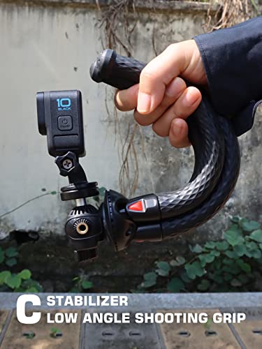 Mini flexible camera and mobile tripod, 3 in 1