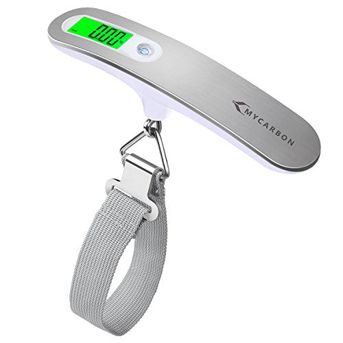 MYCARBON Portable Digital Luggage Scale for Travel (White)