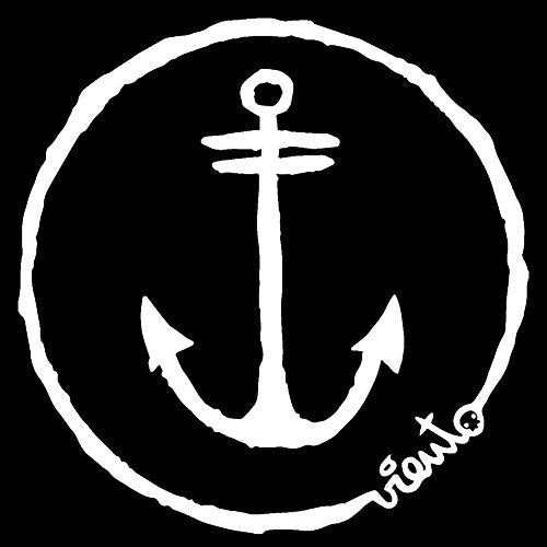 VIENTO Anchor Logo, camiseta para hombre (negra)