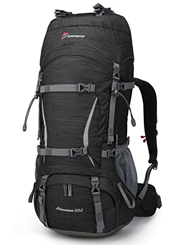MOUNTAINTOP, 50 l, hiking backpacks, unisex, black
