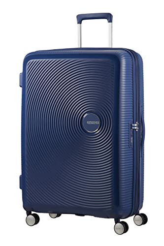 American Tourister Spinner, large suitcase 77 cm high, blue