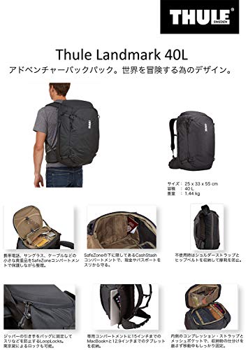 Thule Landmark, 40L Unisex Backpack, Black