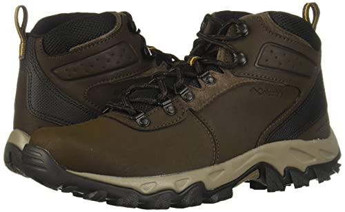Columbia, Newton Ridge Plus II, botas impermeables para hombre, marrón oscuro