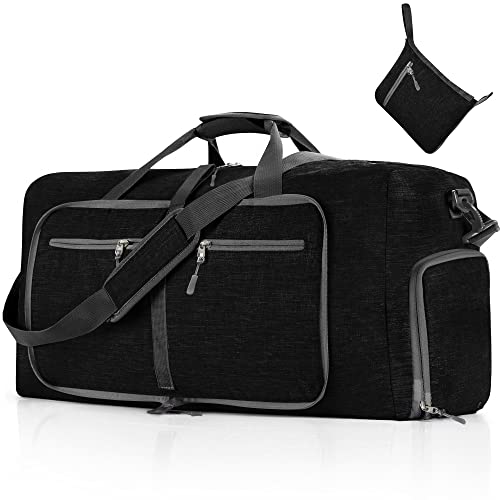 Vomgomfom, bolsa de viaje plegable de 65 l, unisex, negra