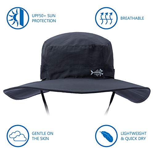Bassdash UPF 50+ Unisex Water Resistant Fishing Hat