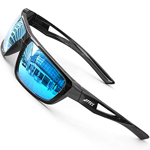 ATTCL Gafas de sol polarizadas para hombres fibra de carbono Lentes de sol  con protección UV 8999 Black+blue : : Ropa, Zapatos y  Accesorios