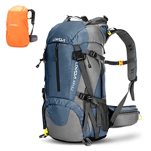 Lixada, 50L Hiking Backpack, Unisex, Dark Blue