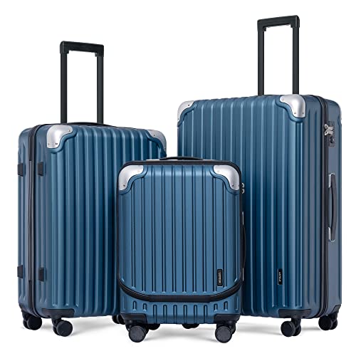 LEVEL8, 3-teiliges Hartschalen-Gepäckset, Reisekoffer