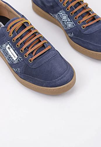 capital recuperar Acorazado Morrison, Shelby sneakers, made of split leather, navy blue (2022) — Big  Travel Markt
