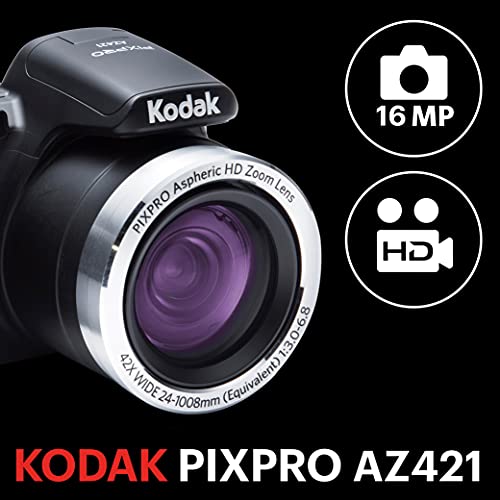 Kodak Pixpro AZ421, cámara digital con zoom óptico de 16MP y 42x