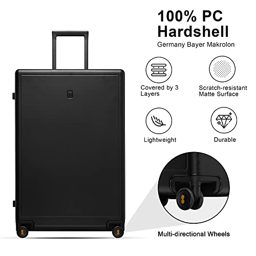 LEVEL8 Elegant 3 Piece Travel Suitcase Set