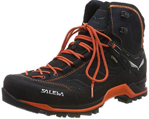 Salewa, Mountain Trainer, hiking boots, orange and black