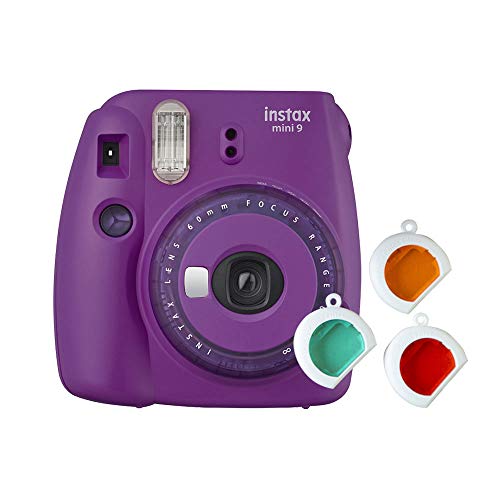Fujifilm Instax Mini 9 - Cámara instantanea, solo cámara, Morado - Fotoviaje