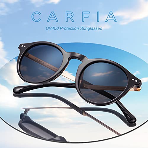 Carfia Vintage Polarized Sunglasses for Women and Men