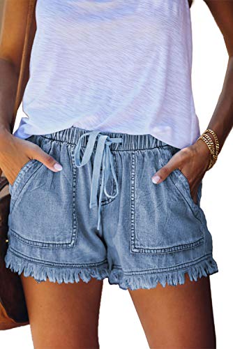 HVEPUO, women's denim shorts