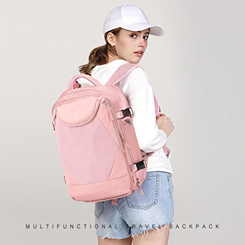 SZLX, mochila de viaje para mujer, rosa, pequeña, modelo F