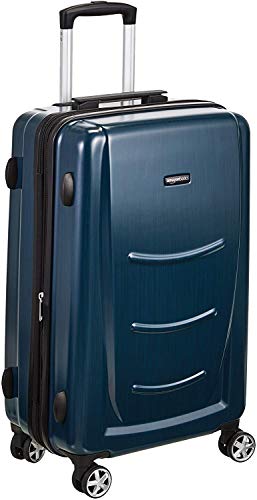 Amazon Basics, 55 cm Hard Case, Cabin Size, Navy