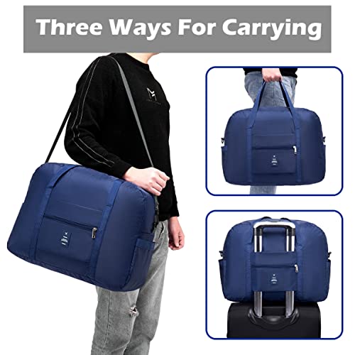 SPAHER, 40 l foldable travel bag, unisex, gray