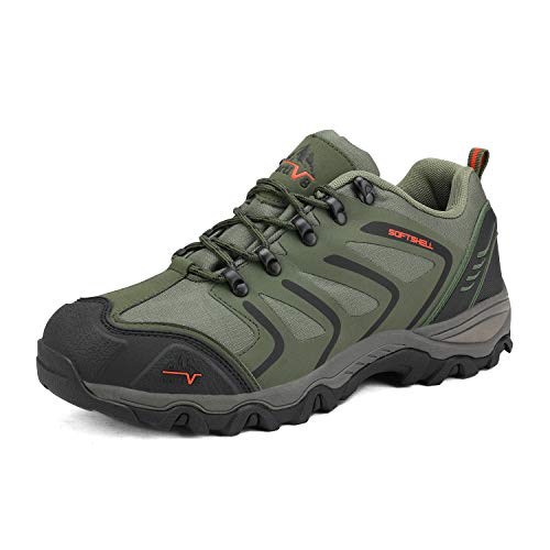 NORTIV 8, men's hiking shoes, brown and black