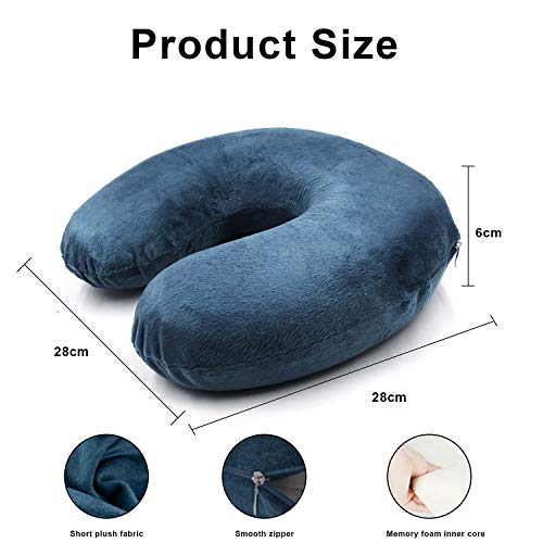 Cervical cushion, neck pillow (Navy Blue)