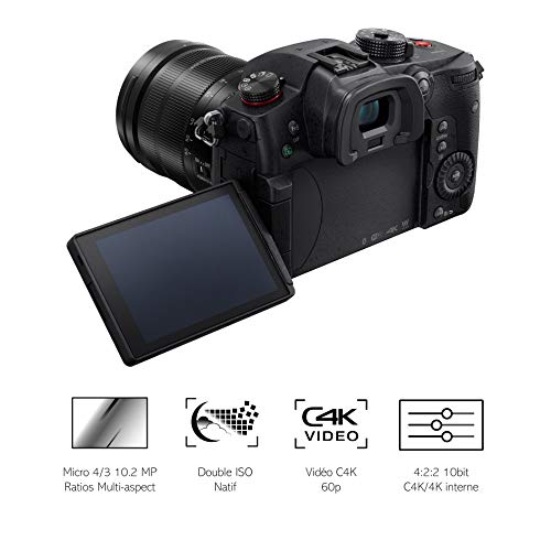 Panasonic Lumix DC-GH5S, böse Kamera mit 10,28 MP + Lumix H-H025 + Festbrennweite für M4/3-Mount-Kameras