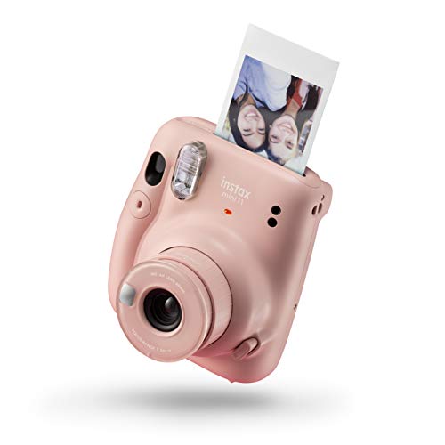 Fujifilm Instax Mini 11, cámara instantánea + Funda, rosa claro