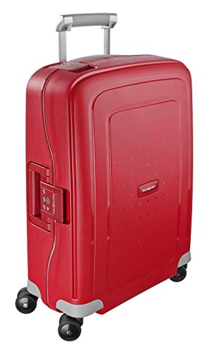Samsonite S'Cure Spinner, maleta de cabina, 55 cms, 34l, rojo