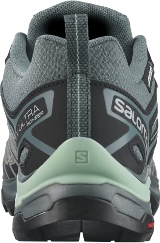 Salomon X Ultra Pioneer Mid CSWP, zapatillas de senderismo para mujer, Stormy Weather