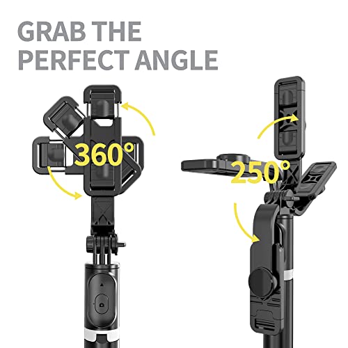 Selfie stick tripod wireless, 360° rotation
