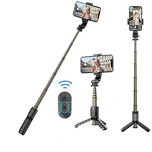 Arespark, palo selfie trípode con bluetooth, mini extensible