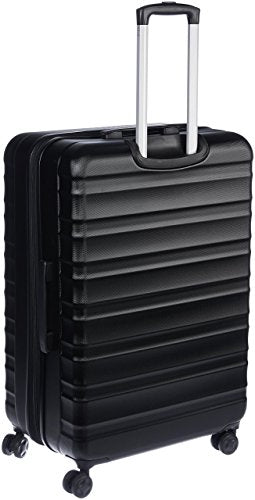 Amazon Basics Spinner Hartschalen-Reisekoffer, 78 cm, groß, schwarz