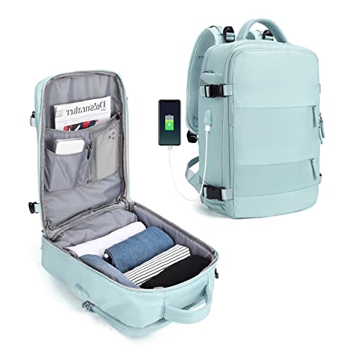 SZLX, mochila de viaje para mujer, azul, pequeña, modelo A