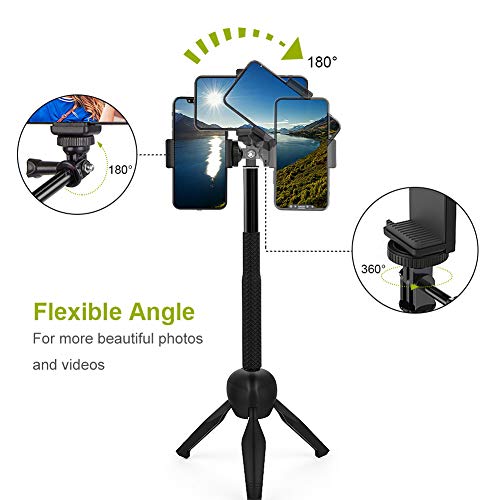 Palo Selfie con Tripode flexible 360°, Bluetooth Incluye mando