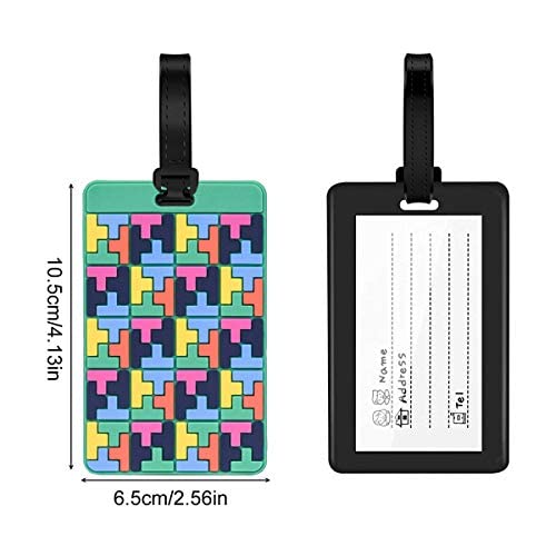 Luggage tags for identification, 4 pieces
