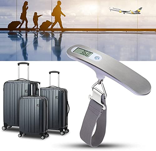 QUMOX Digital Luggage Travel Scale Silver