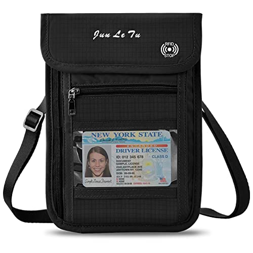 WACCET, unisex travel document bag with zip pockets