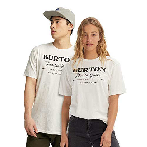 Burton Durable Goods, camiseta hombre, Stout White