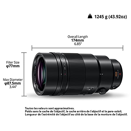 Panasonic Leica DG ELMARIT H-ES200, (200 mm, F2.8)