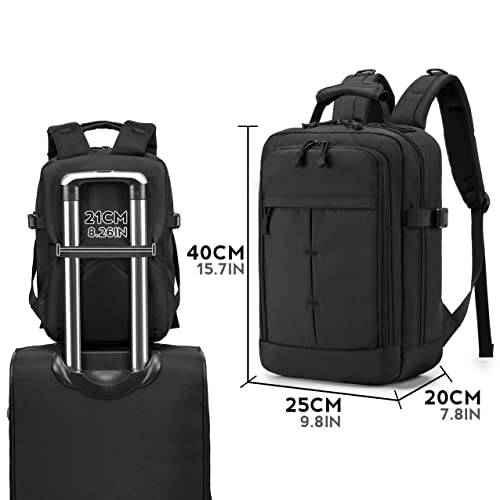 KSIBNW, mochila de cabina, 40x20x25cm, negra
