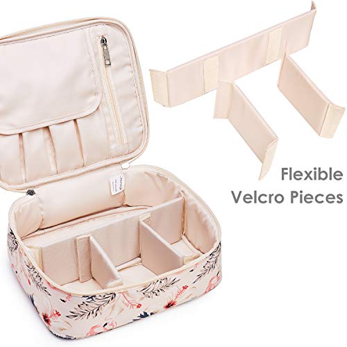 Travel bag for women and girls, design with flamingos