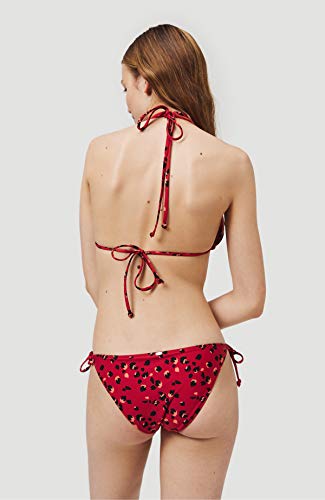 O'Neill, roter Capri-Bikini mit Animal-Print