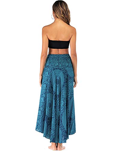 Feoya Women's Casual Printed Beach Skirt